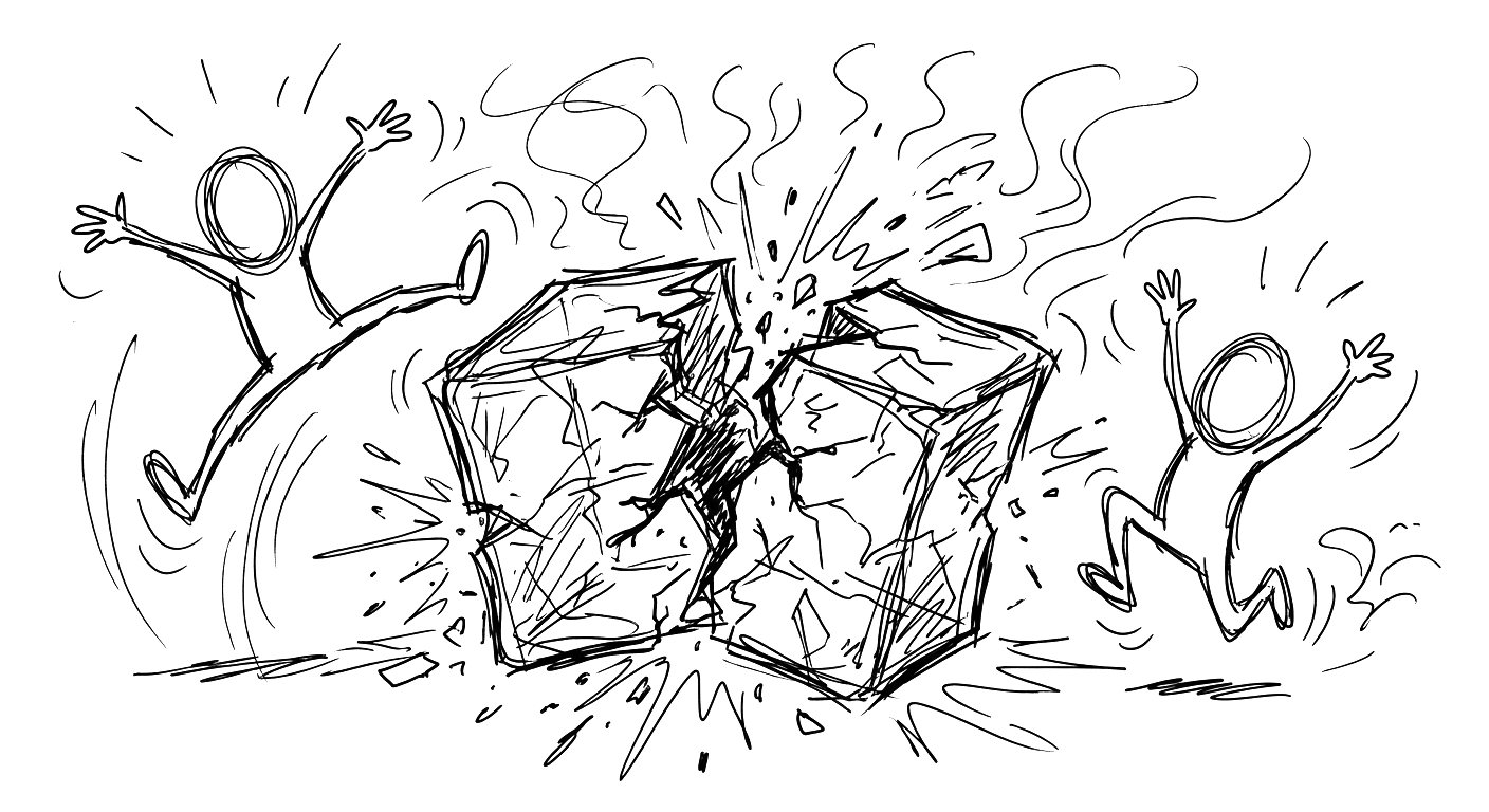 Sketch illustration from the Icebreakers and Energizers chapter