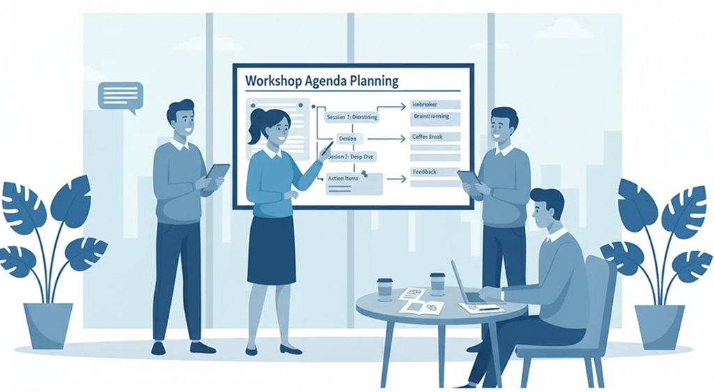 Workshopr Planner Interface - drag and drop workshop builder