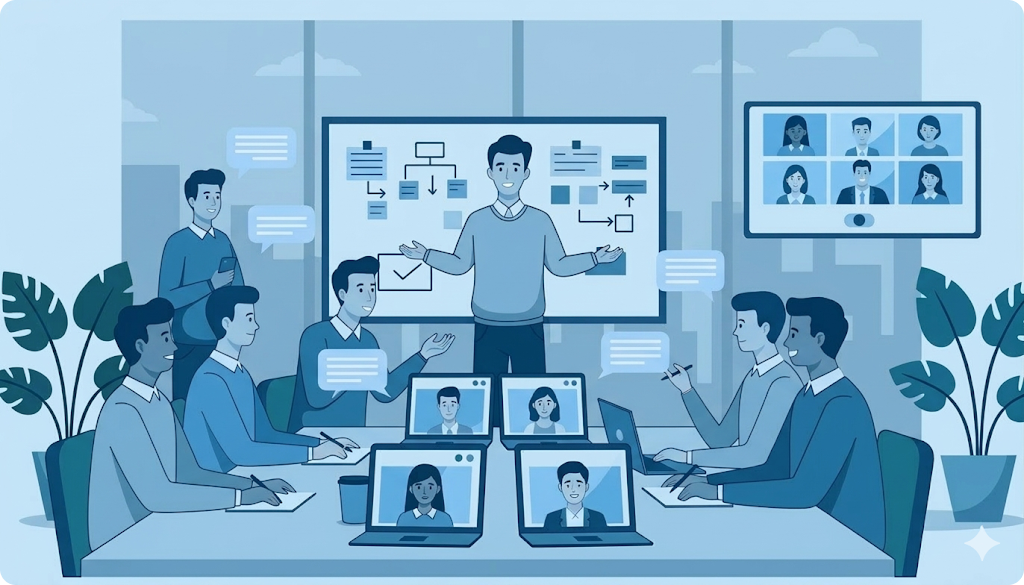 Hybrid facilitation hero