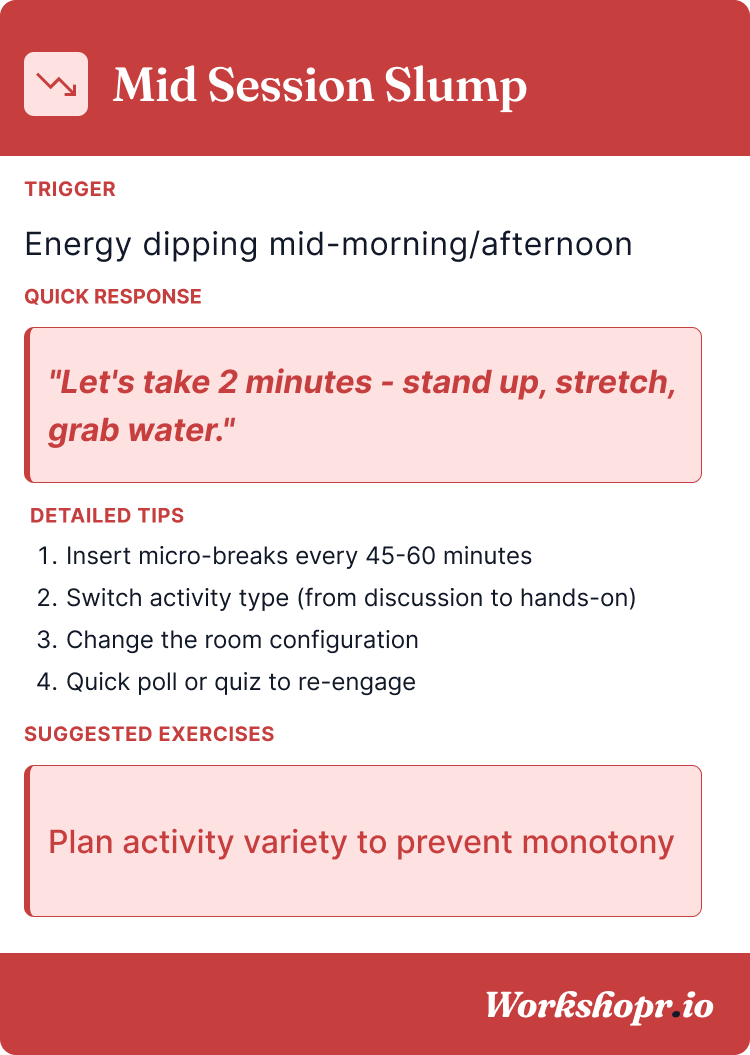 Mid-Session Slump card, back