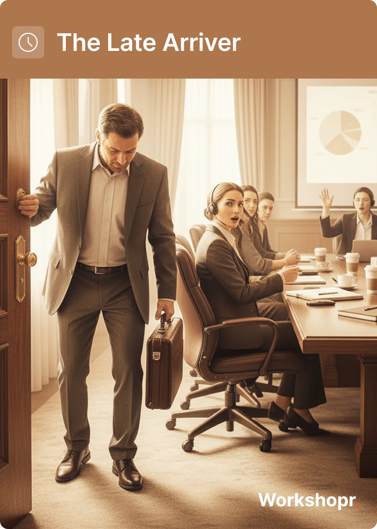 The Late Arriver - Front