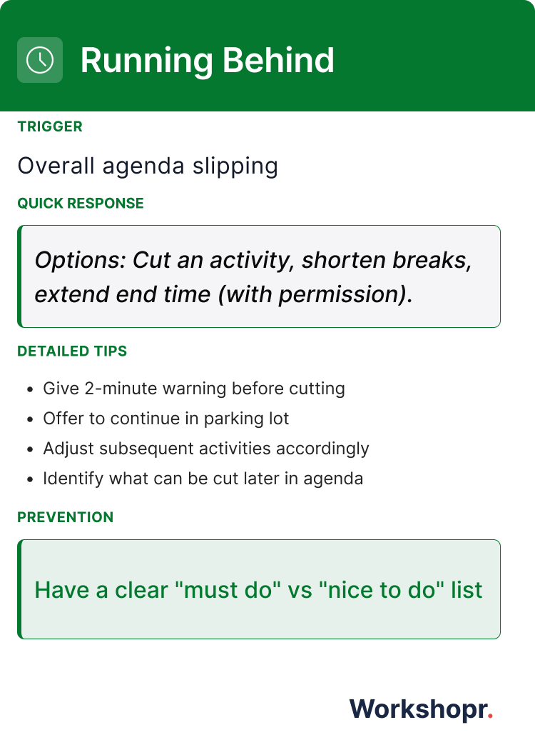 Running Behind - Back