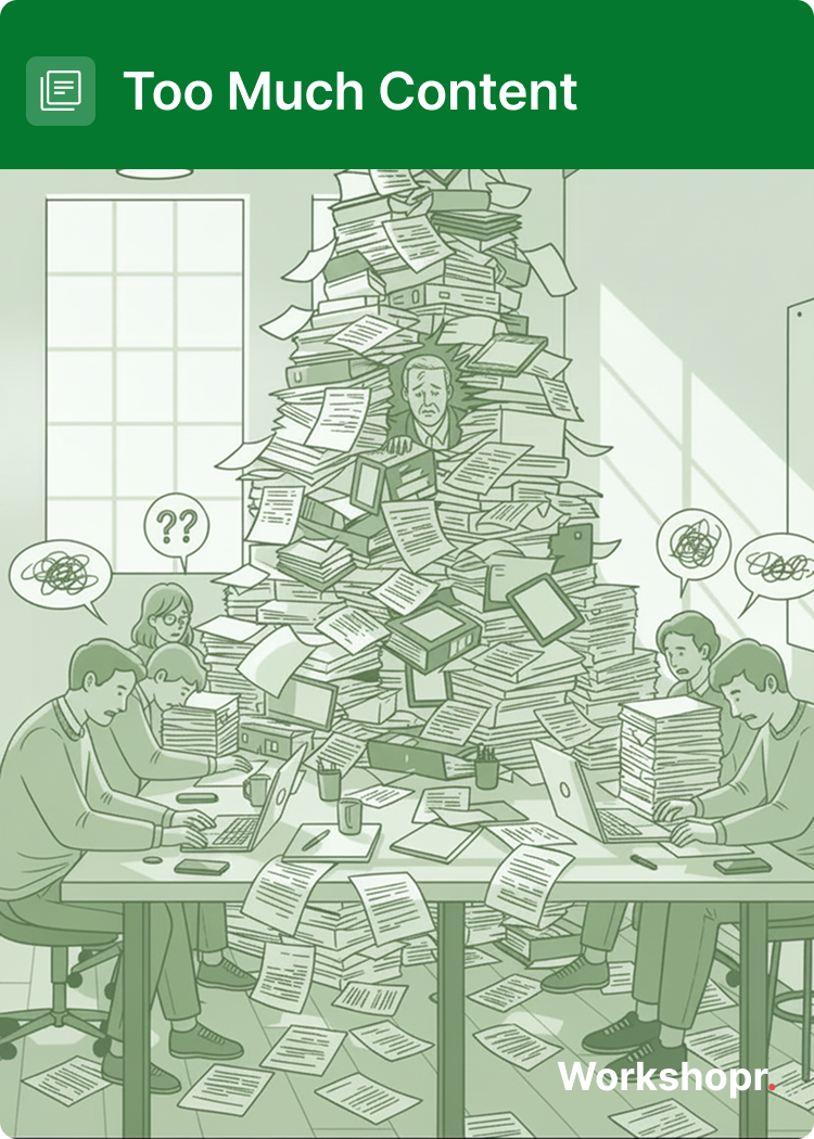 Too Much Content - Front